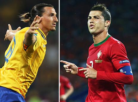 כריסטיאנו או זלאטן, עם מי אתם? (gettyimages)
