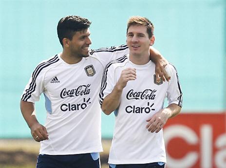 מסי ואגוארו, יחייכו בברזיל? (GETTYIMAGES)