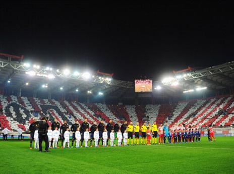 גם הקהל של אולימפיאקוס כיכב (Gettyimages)