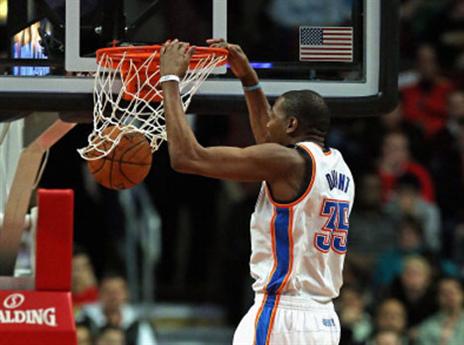 כרגע הוא בלתי עציר. דוראנט (GETTYIMAGES)