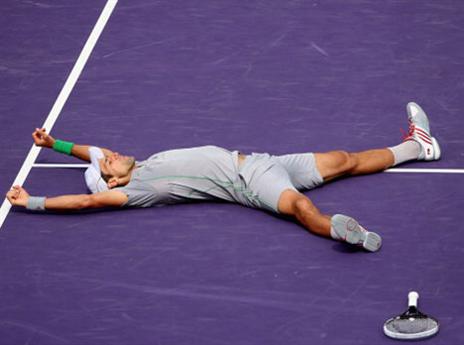 דיוקוביץ' חוגג (gettyimages)