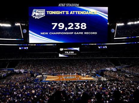 מול כמעט 80 אלף צופים (Gettyimages)