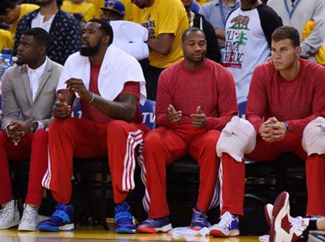 מחאה שקטה. שחקני הקליפרס (gettyimages)