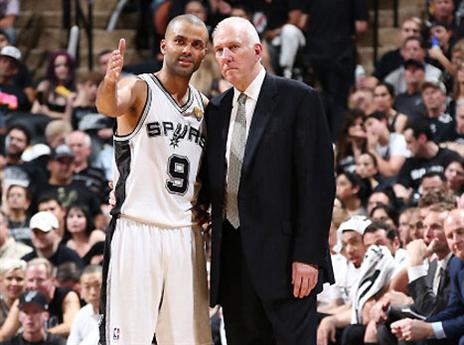 פופוביץ' ופארקר, 3 ניצחונות מאליפות (GETTYIMAGES)