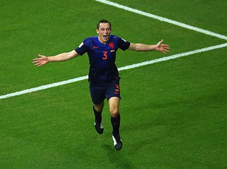 גם הוא היה חלק מהחגיגה. דה פריי (gettyimages)