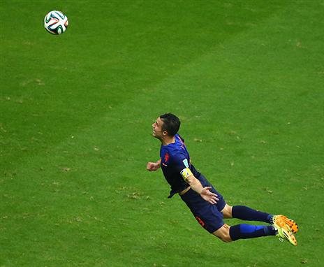 השער החשוב. ואן פרסי משווה (gettyimages)