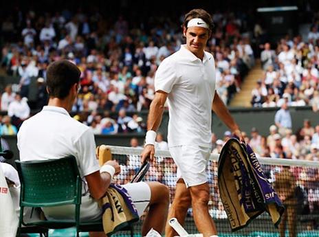 רוג'ר שלח מבט מאיים, שאומר: "זה הדשא שלי" (gettyimages)