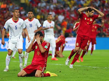 כך ספרד נראיתה במונדיאל האחרון. המהפכה תעזור? (gettyimages)