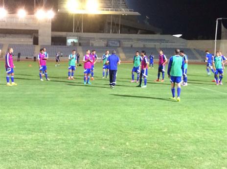 תדרוך לפני החג. גוטמן באימון