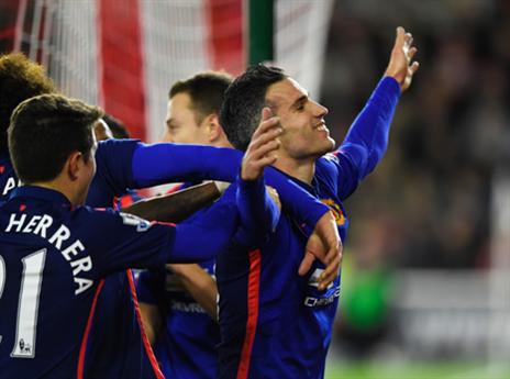 יונייטד כבר במקום השלישי בטבלה . ואן פרסי (gettyimages)