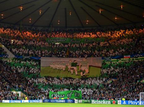 לעולם לא יצעדו לבד. אוהדי סלטיק (gettyimages)