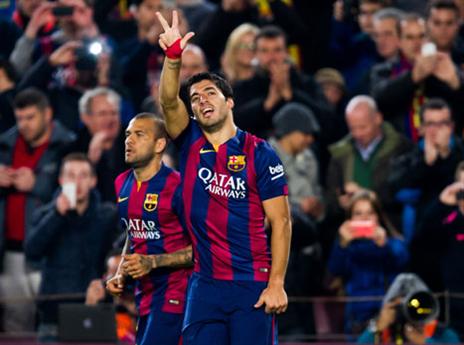 עוד שער אחד ויהיו לסוארס שלושה כאלה בליגה (gettyimages)