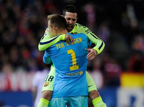 טר שטגן ואלבה (GETTYIMAGES)