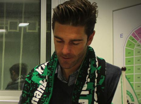 הוא כבר ירוק (צילום: האתר הרשמי של מכבי חיפה)