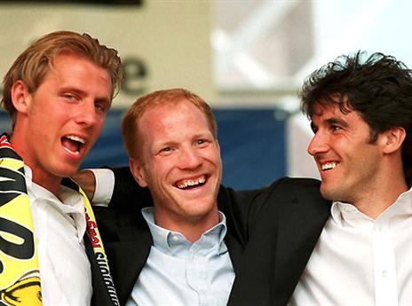 רידלה וזאמר חוגגים (getty)