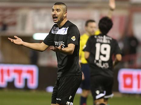 משחק מתסכל גם עבורו. אבוחצירה (צילום: אלן שיבר)