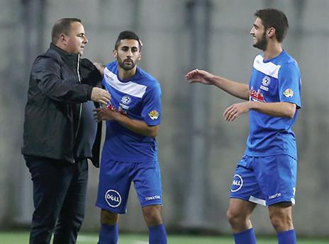 המלאבסים היו סגורים בפלייאוף העליון, והסתבכו (צילום: אלן שיבר)