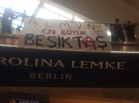 קבלת הפנים של אוהדי בשיקטאש