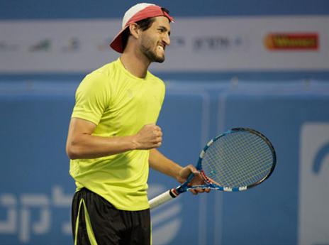 ויינטרוב ימשיך למרות הפציעה? (צילום: ניר קידר, איגוד הטניס)