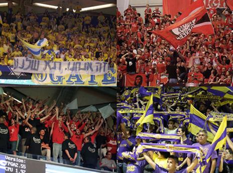 מעבירים את האחריות לאוהדים. (למצולמים אין קשר לכתבה. צילומים: אלן שיבר, מנהלת הליגה)