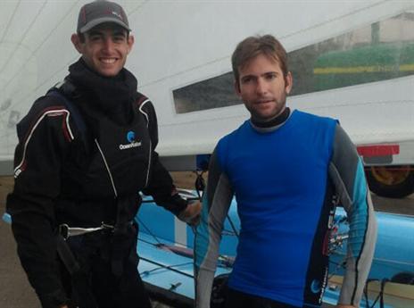 במקום ה-10. אייל לוין ודן פרויליך