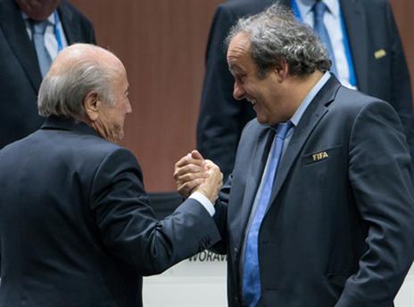 פלאטיני עם בלאטר. מי יהיה היורש? (Getty)