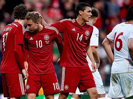 עם פנדל דרמטי: דנמרק חגגה מול מונטנגרו (gettyimages)