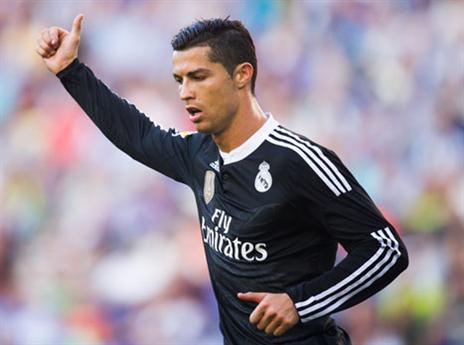 רונאלדו. מלך שערי המפעל העונה עם מסי וניימאר (gettyimages)