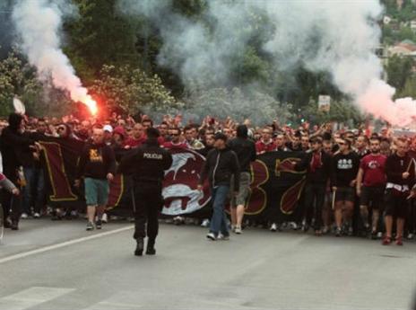 אוהדי סראייבו. כיף, לא יהיה מולם