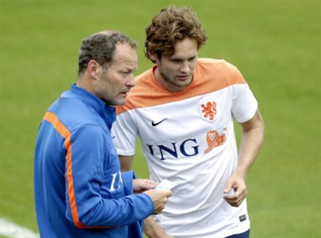 עם דיילי באימון הנבחרת, בלינד (gettyimages)