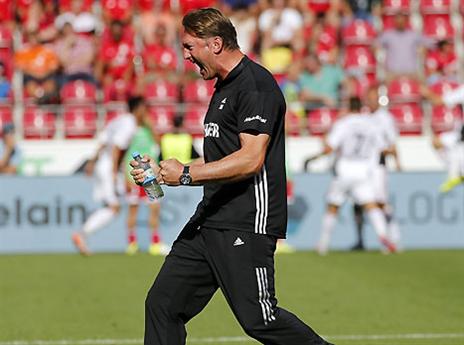 אלמוג כהן לא שיחק, אבל מאמן אינגולשטאט חגג (GETTY)