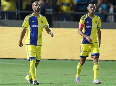 זהבי ואלברמן. הראשון שיחק באלופות, השני עדיין מחכה (צילום: אלן שיבר)