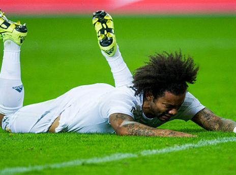 מרסלו, בינתיים על הפנים (gettyimages)