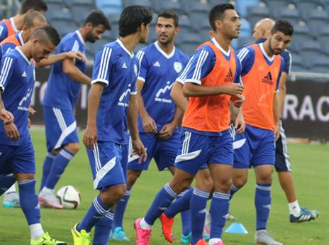 יעשו את העבודה? שחקני הנבחרת באימון (יוסי שקל)