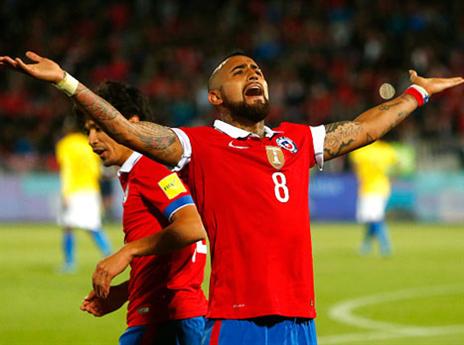 וידאל ישחק למרות הכאבים (gettyimages)