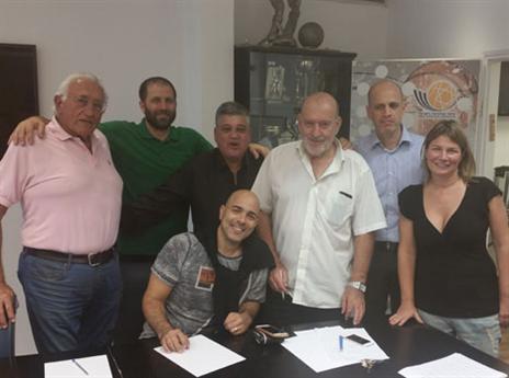 הצדדים במעמד החתימה (איגוד הכדורסל)