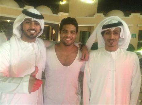 שגיא מוקי עם חברים באבו דאבי (איגוד הג'ודו)