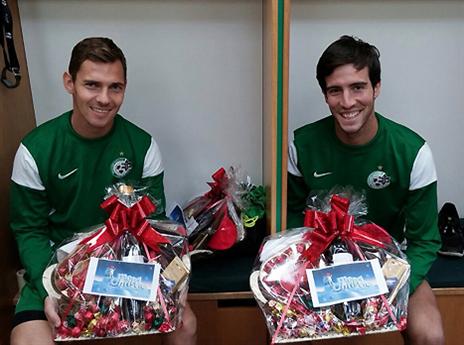 ואליינטה ואוברניאק חוגגים את חג המולד (האתר הרשמי של חיפה)