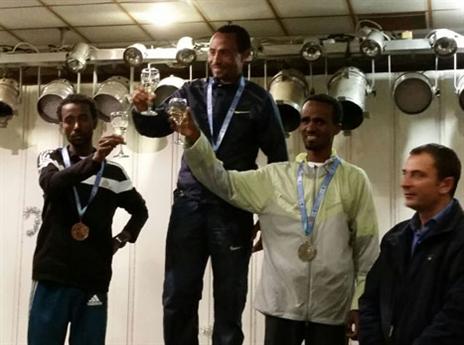 טפרי קבדה בלצ'ה בראש הפודיום. "היה קשה"