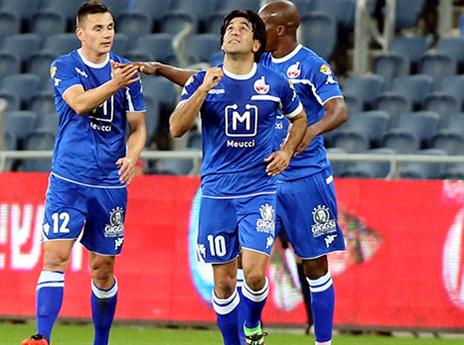 ברדה חוגג. היה בספק, אך יפתח (צילום: יוסי שקל)