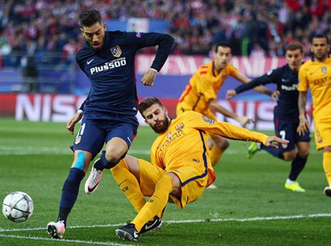 "לאתלטיקו יהיה קשה בגומלין". פיקה (Getty)