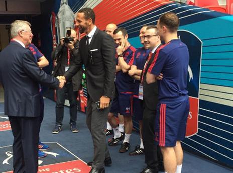 השדים האדומים עם תואר ראשון בעידן פוס פרגוסון (gettyimages)