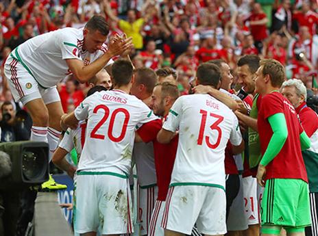 הונגריה חוגגת. "קשה לשחק נגדנו" (Getty)