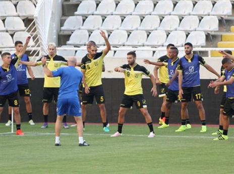 שחקני בית"ר בהכנה אחרונה (אודי ציטיאט)