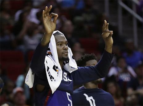 מוכן לריו. דוראנט (Getty)