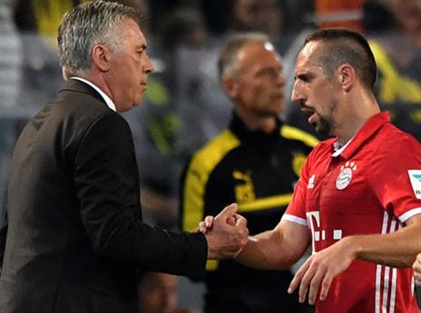 אנצ'לוטי. כבר יש יתרון על פני פפ (getty)