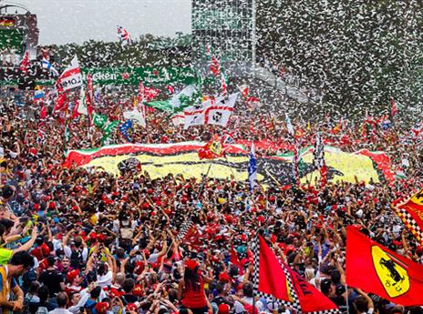 אווירה נהדרת במונזה (getty)