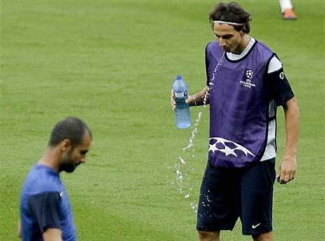 זלאטן אפילו לא היה מוכן לקרוא לפפ בשמו (Getty)