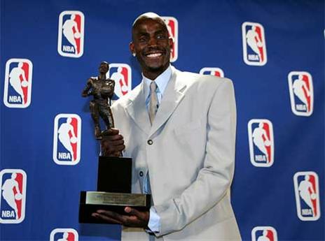 עם ה-MVP. השחקן הכי גדול של מינסוטה (Getty)