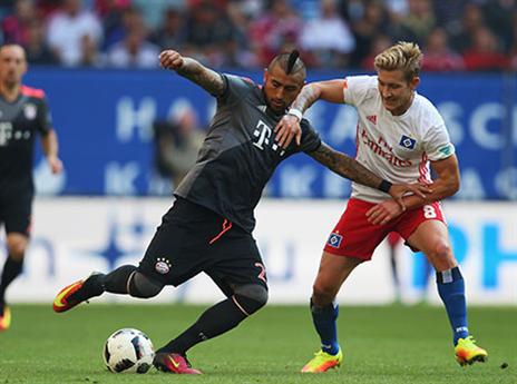 וידאל מול הולטבי. באיירן שמרה על מאזן מושלם (gettyimages)